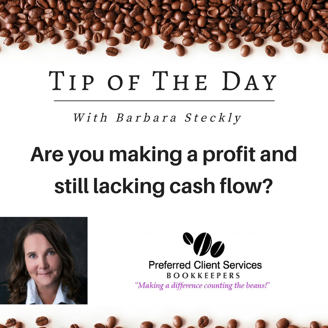 business bookkeeping tips - cash flow with Barbara steckly, Preferred client services edmonton Alberta 